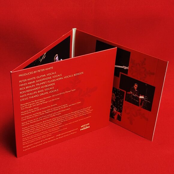 Peter White Christmas Live Featuring Mindi Abair & Rick Braun CD Signed 2015 - Picture 5 of 8